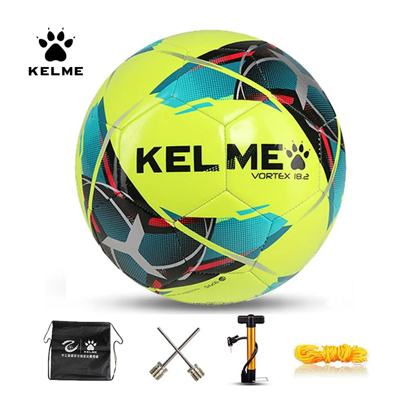 KELME ballon de Football professionnel TPU taille 3 taille 4 taille 5 rouge vert but équipe Match balles d'entraînement Machine à coudre 9886130