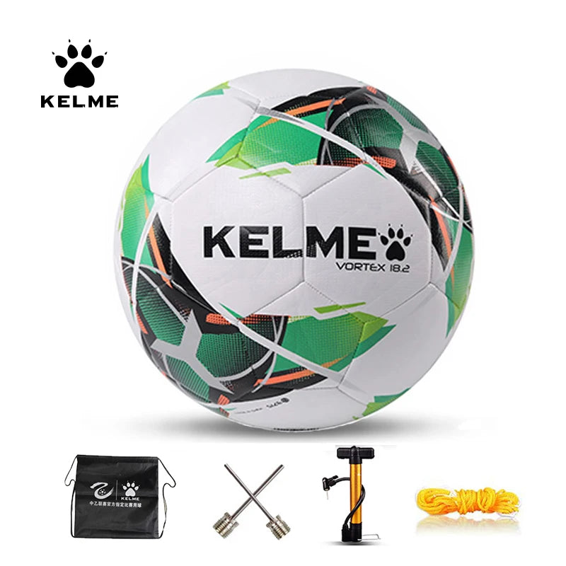 KELME ballon de Football professionnel TPU taille 3 taille 4 taille 5 rouge vert but équipe Match balles d'entraînement Machine à coudre 9886130