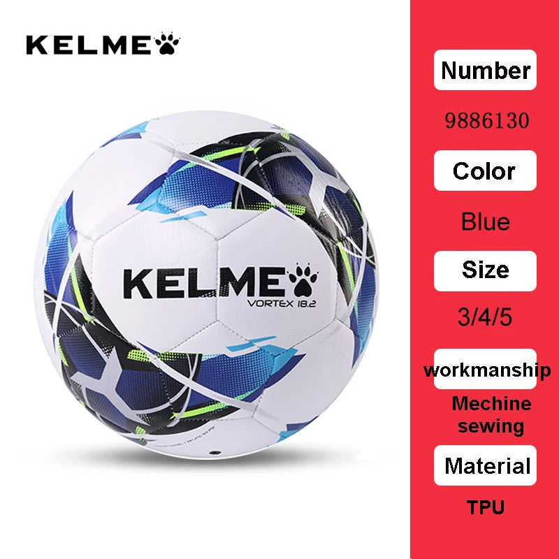 KELME ballon de Football professionnel TPU taille 3 taille 4 taille 5 rouge vert but équipe Match balles d'entraînement Machine à coudre 9886130