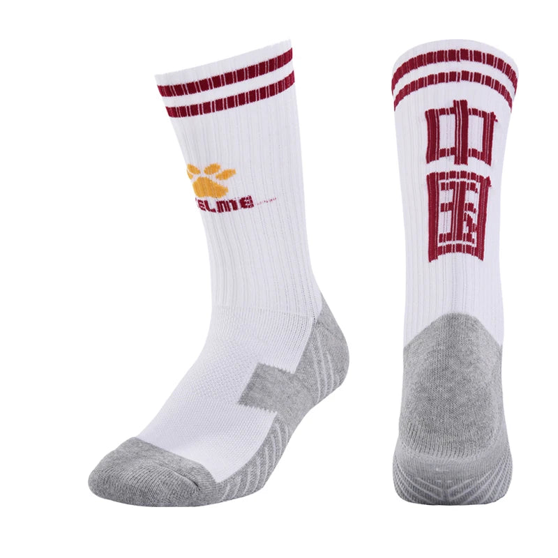 KELME – chaussettes de sport pour hommes, chaussettes de football, cyclisme, course, Sports de plein air, antidérapantes, de haute qualité, respirantes, K15Z934