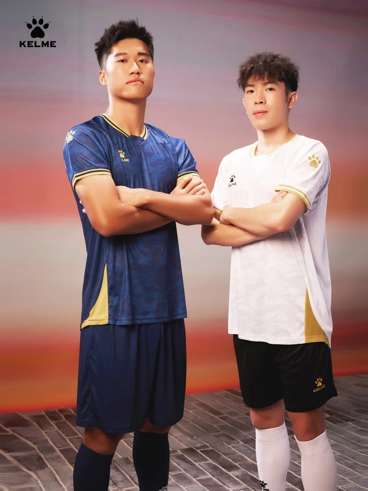 Maillot de football Kelme 2024, nouveau maillot de sport personnalisé pour l'entraînement en plein air, ensemble de t-shirts de course, maillot de football professionnel pour la compétition