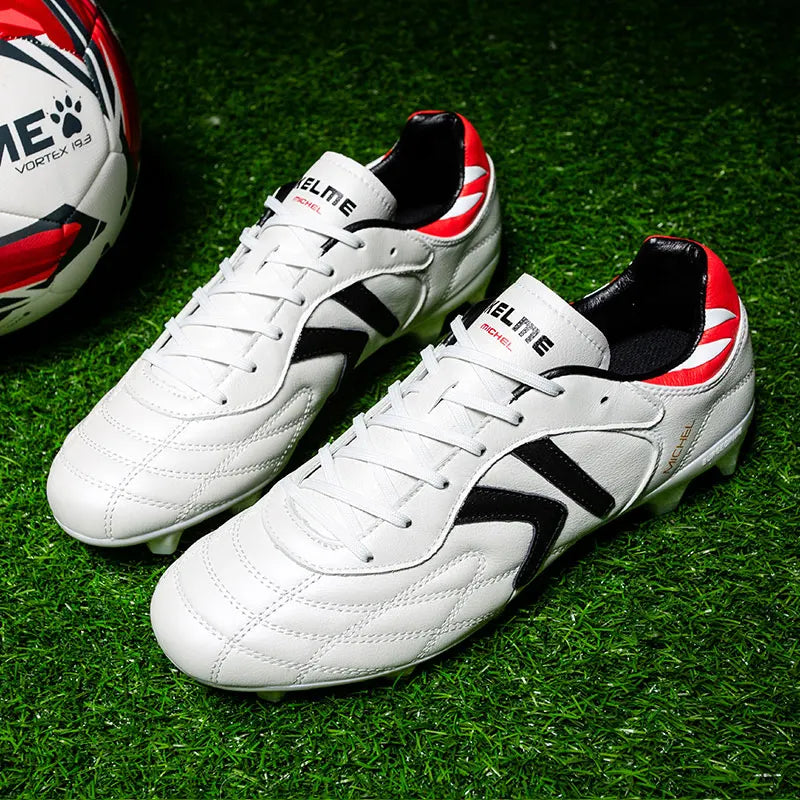 KELcloser FG-Chaussures de football coordonnantes pour homme, baskets en peau de vache, originales, professionnelles, pour l'entraînement sportif, ZX80011018