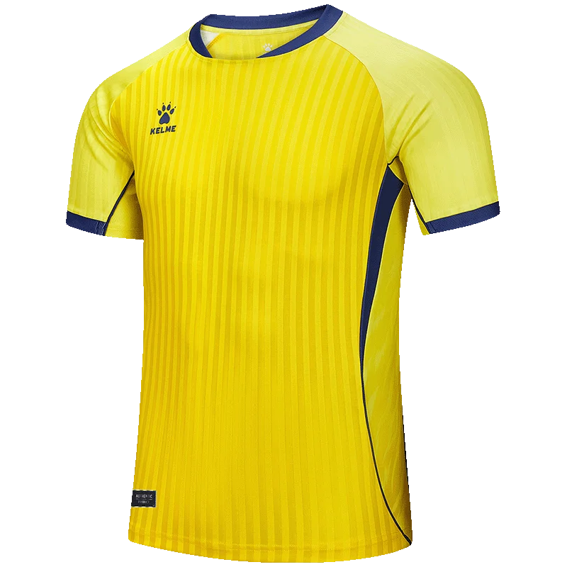 Maillot de football pour homme Kelme, respirant, à séchage rapide, maillot d'entraînement complet à manches courtes, uniforme d'entraînement personnalisé