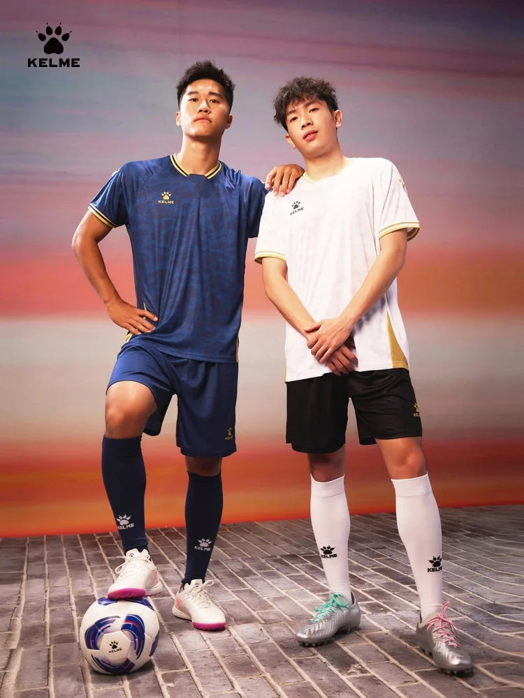 Maillot de football Kelme 2024, nouveau maillot de sport personnalisé pour l'entraînement en plein air, ensemble de t-shirts de course, maillot de football professionnel pour la compétition
