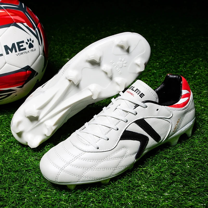 KELcloser FG-Chaussures de football coordonnantes pour homme, baskets en peau de vache, originales, professionnelles, pour l'entraînement sportif, ZX80011018