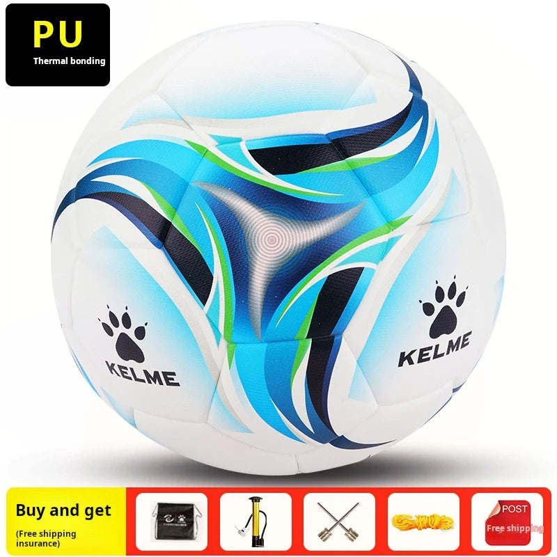 Kelme-Patch adhésif de football en PU pour jeune adulte, taille 5, entraînement avec balle, compétition professionnelle, milieu