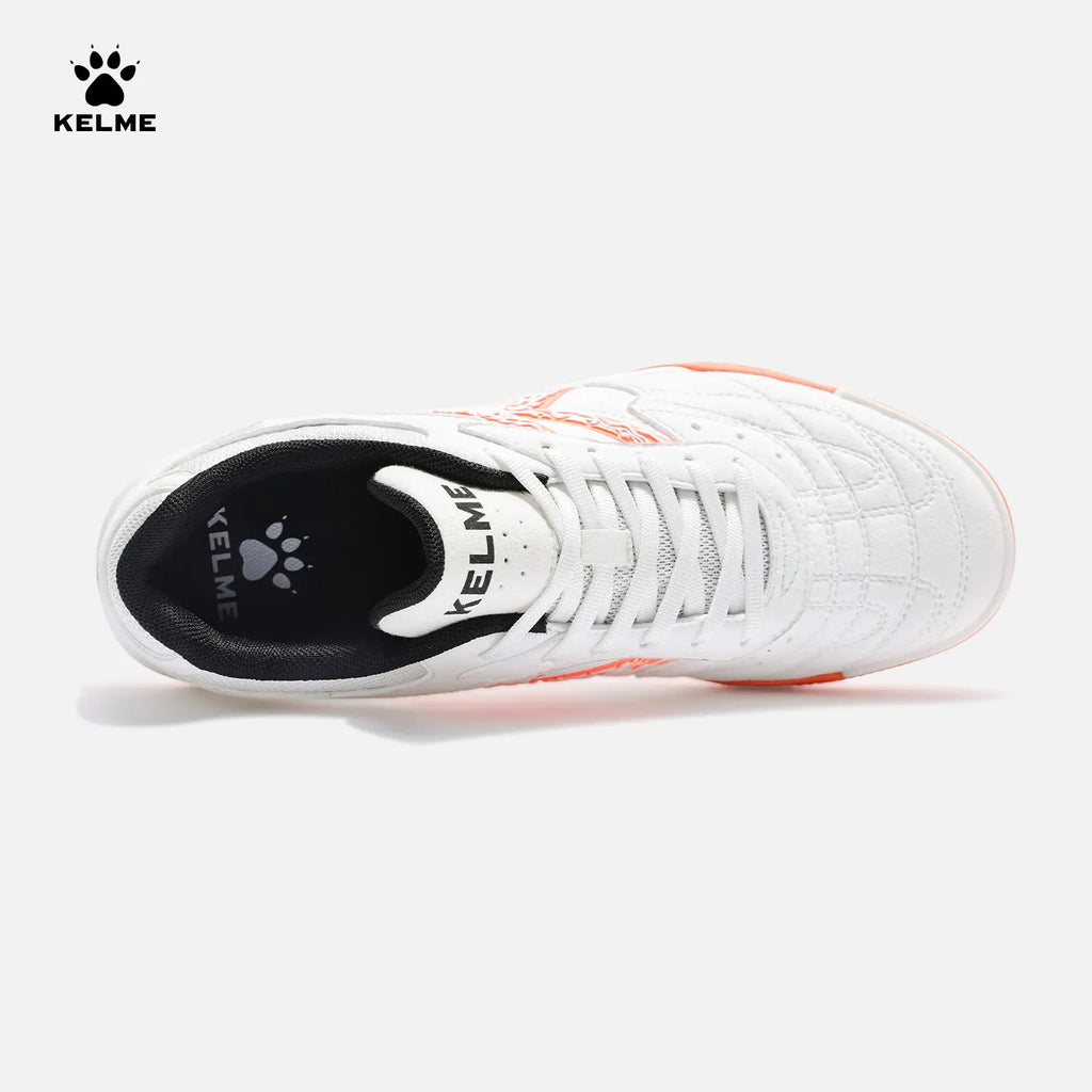Chaussures de football en salle Kelme pour adultes, semelle plate, pour jeunes, matchs, entraînement, crampons de football, baskets de futsal pour hommes