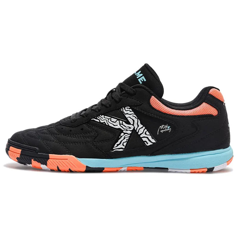 Chaussures de football en salle Kelme pour adultes, semelle plate, pour jeunes, matchs, entraînement, crampons de football, baskets de futsal pour hommes