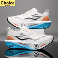 Nouvelles chaussures de sport pour hommes et femmes ideales pour Marathon avec plaque de carbone, pour l'entraînement  avec amorti..New men's and women's sports shoes ideal for marathons, with carbon plate and cushioning for training.