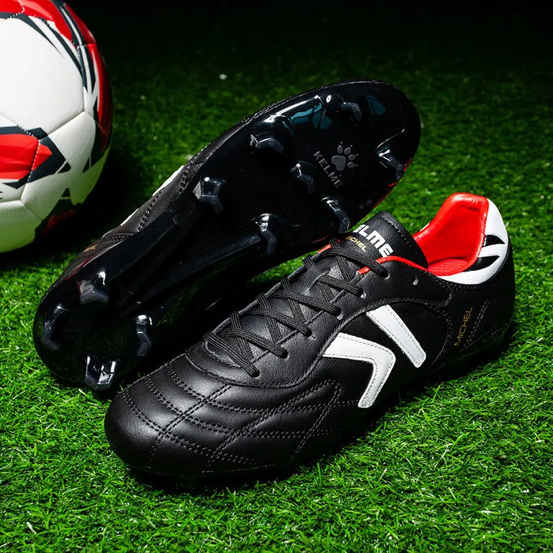 KELcloser FG-Chaussures de football coordonnantes pour homme, baskets en peau de vache, originales, professionnelles, pour l'entraînement sportif, ZX80011018