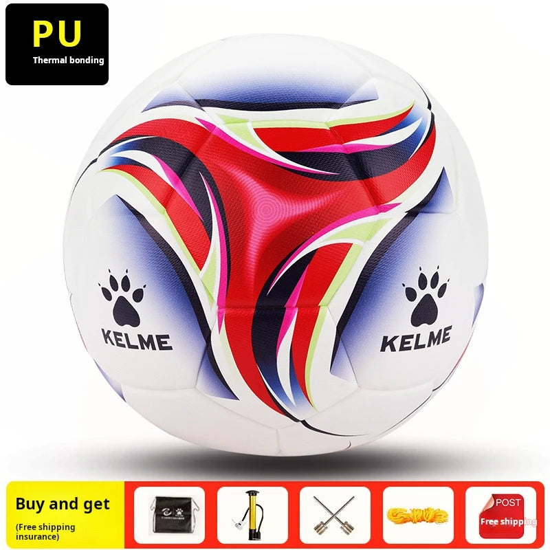 Kelme-Patch adhésif de football en PU pour jeune adulte, taille 5, entraînement avec balle, compétition professionnelle, milieu