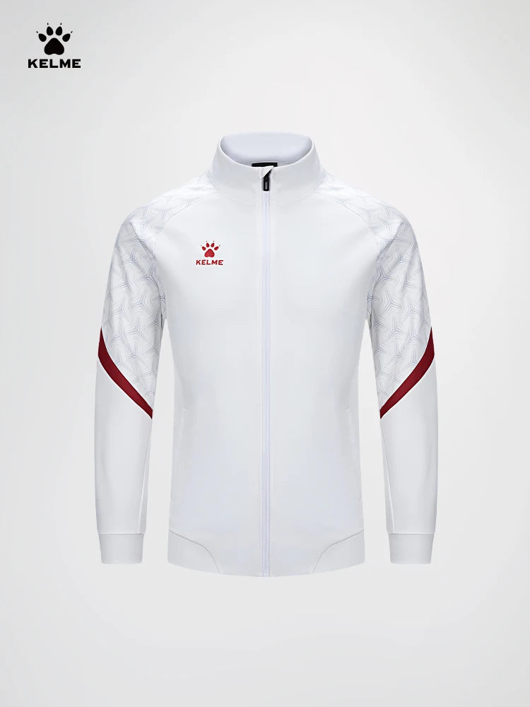Kelme-Manteau coupe-vent pour homme, veste d'entraînement de football, série Qatar, sports de plein air, course à pied, fitness,