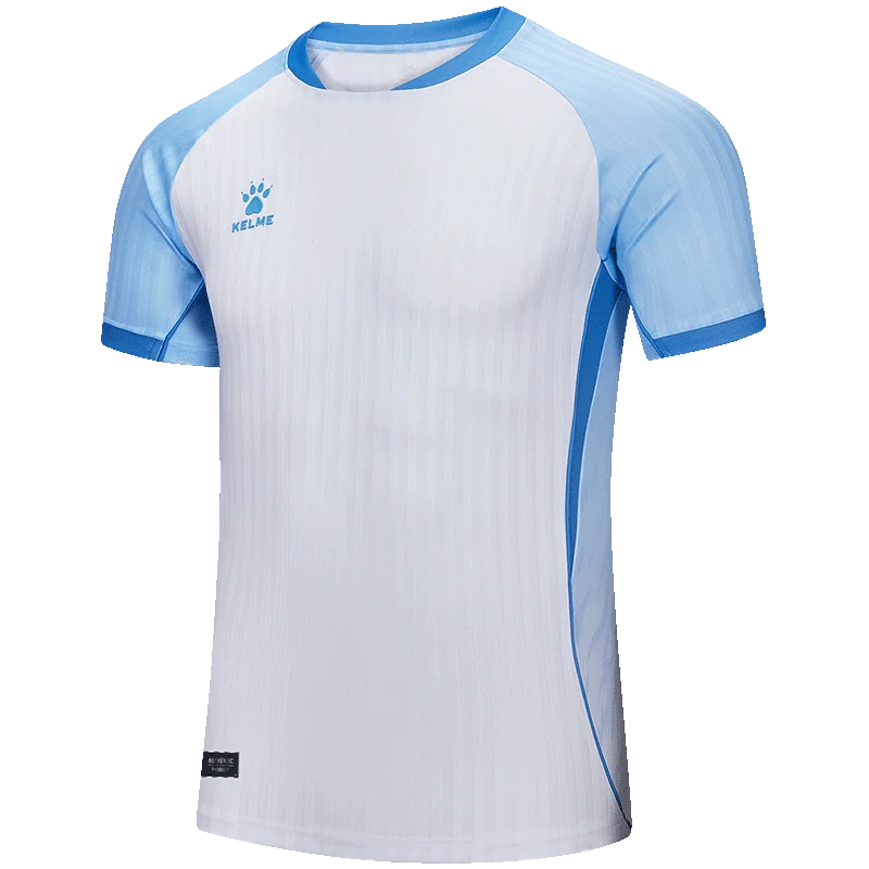 Maillot de football pour homme Kelme, respirant, à séchage rapide, maillot d'entraînement complet à manches courtes, uniforme d'entraînement personnalisé