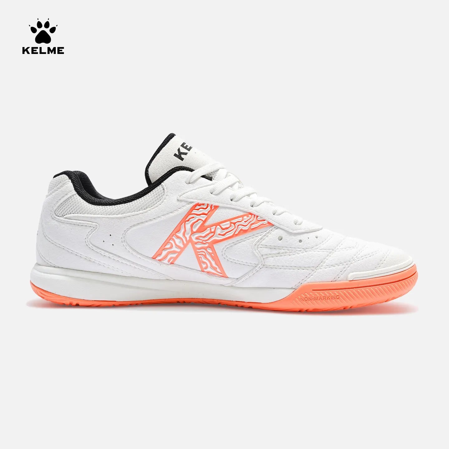 Chaussures de football en salle Kelme pour adultes, semelle plate, pour jeunes, matchs, entraînement, crampons de football, baskets de futsal pour hommes