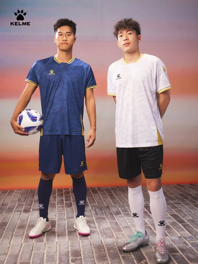 Maillot de football Kelme 2024, nouveau maillot de sport personnalisé pour l'entraînement en plein air, ensemble de t-shirts de course, maillot de football professionnel pour la compétition