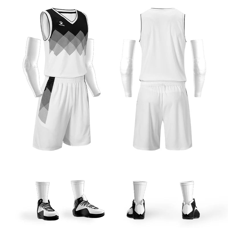 Kelme – combinaisons de basket-ball pour hommes, vêtements de course en plein air, Fitness, entraînement, veste en Jersey, maill