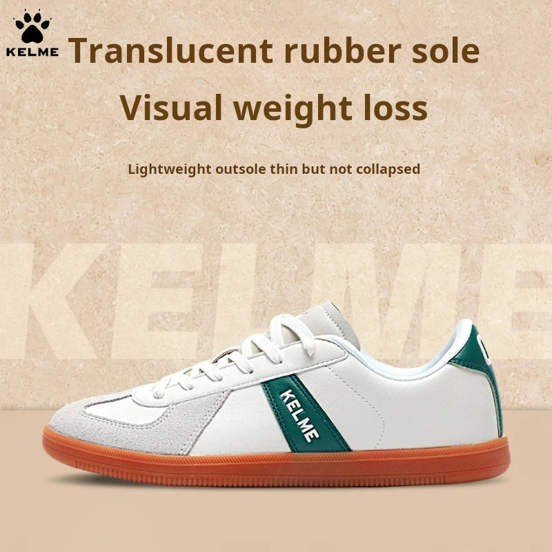 Kelme chaussures d'entraînement chaussures pour hommes rétro t-head board chaussures femmes coupe basse à semelles fines chaussures de sport et de loisirs