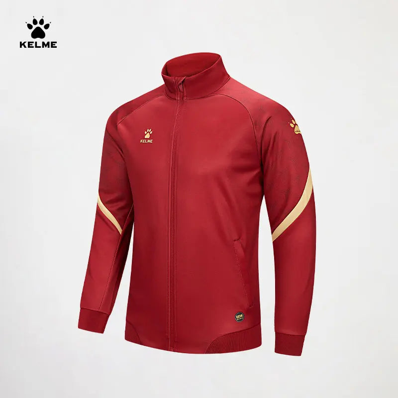 Kelme-Manteau coupe-vent pour homme, veste d'entraînement de football, série Qatar, sports de plein air, course à pied, fitness,