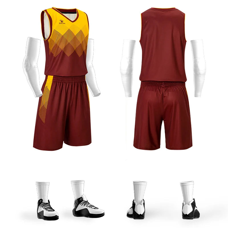 Kelme – combinaisons de basket-ball pour hommes, vêtements de course en plein air, Fitness, entraînement, veste en Jersey, maill